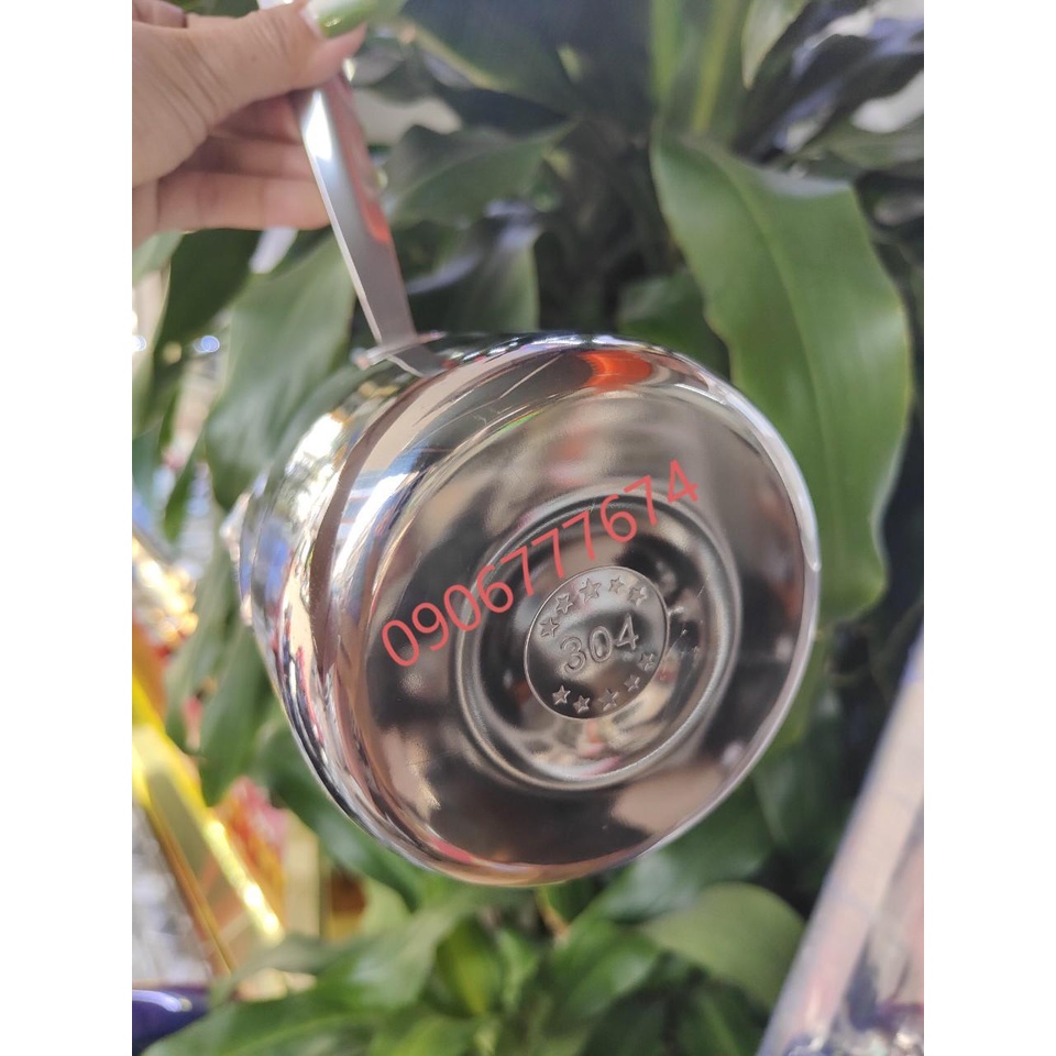 Ca có cán cầm inox 304 dày đẹp