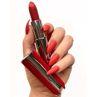 Son thỏi lì Givenchy Le Rouge Deep Velvet vỏ nhung đỏ