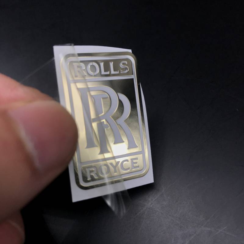 Miếng Dán logo Xe Hơi Ph Ki n Trang Tr Xe * Rolls-Royce Bằng Kim Loại Chất Lượng Cao
