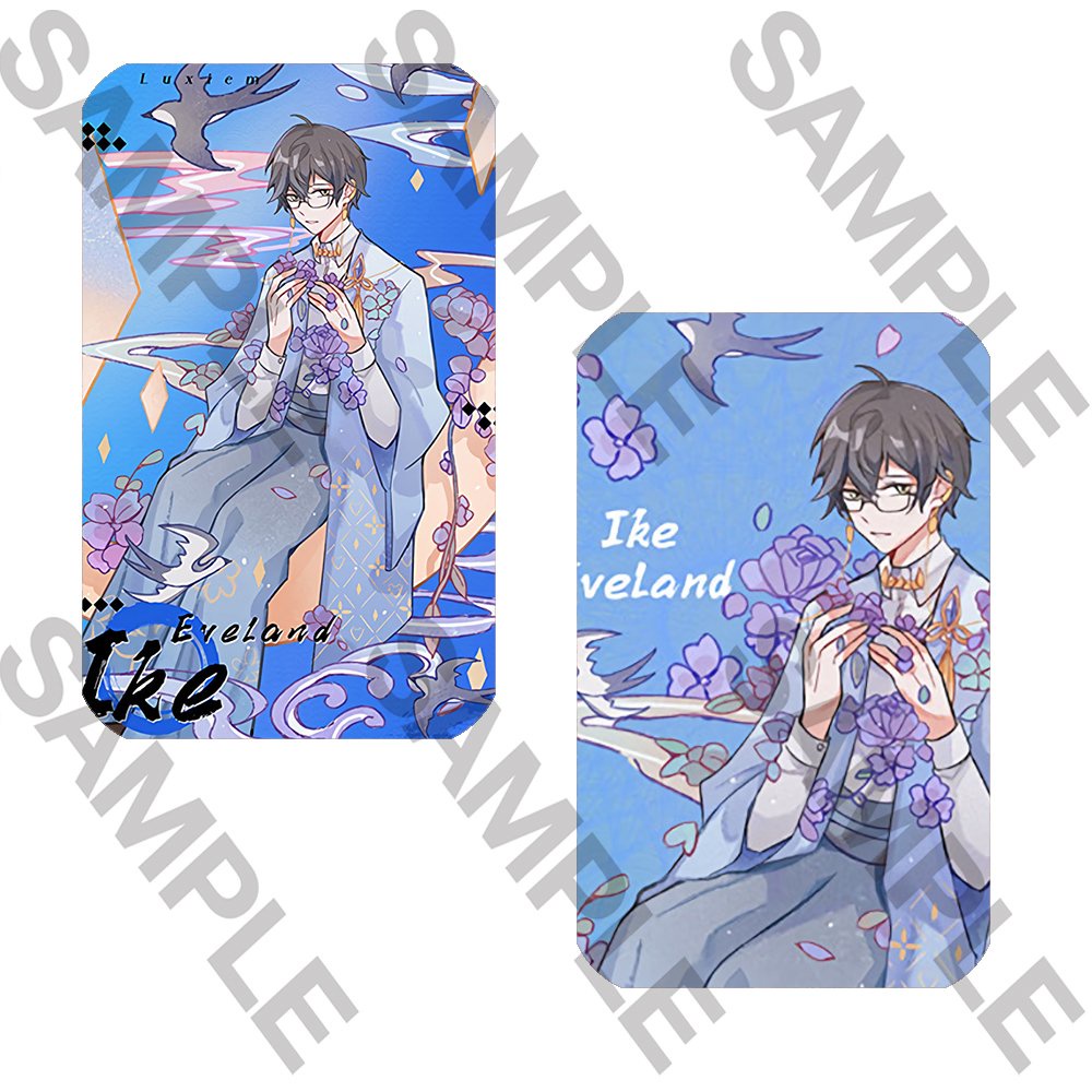 (lẻ 1 tấm) Ảnh card bo góc in hình LUXIEM ver TRANG PHỤC TRUYỀN THỐNG thẻ bo viền 5*8cm anime chibi