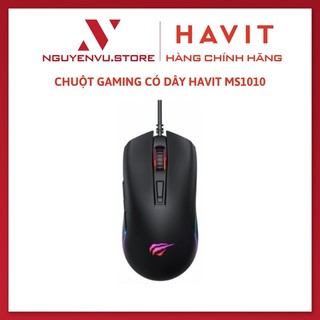 Chuột gaming havit ms1010 rgb - hàng chính hãng