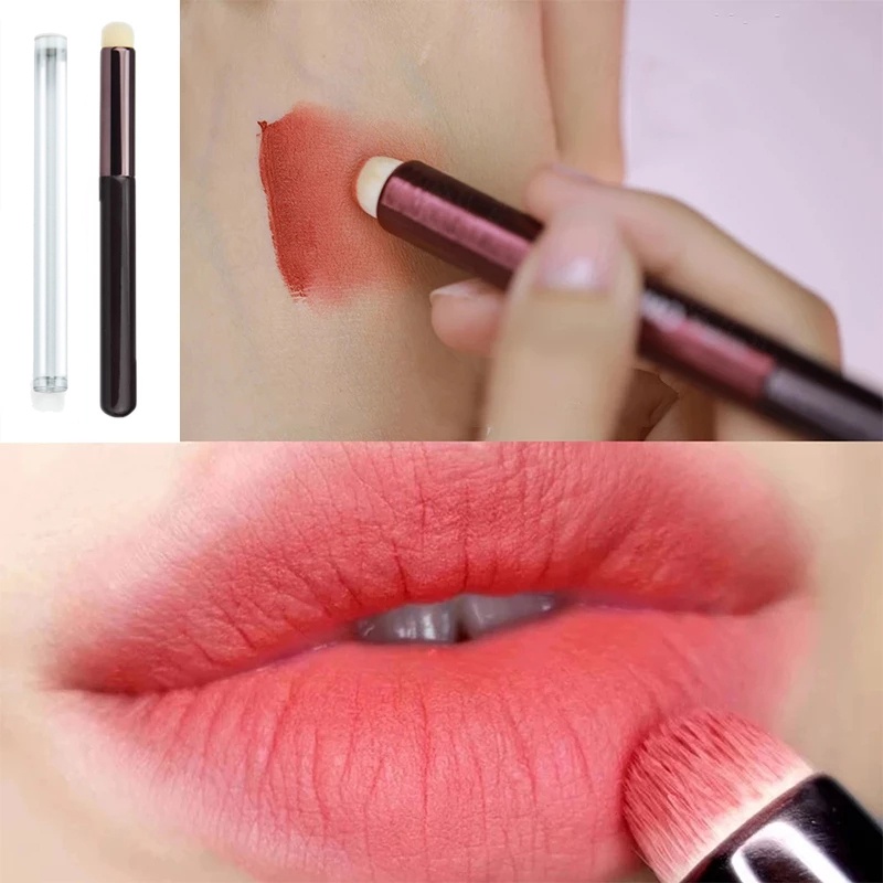 1 Bộ Cọ Trang Điểm Hình Tròn Kèm Hộp Đựng Siêu Mềm