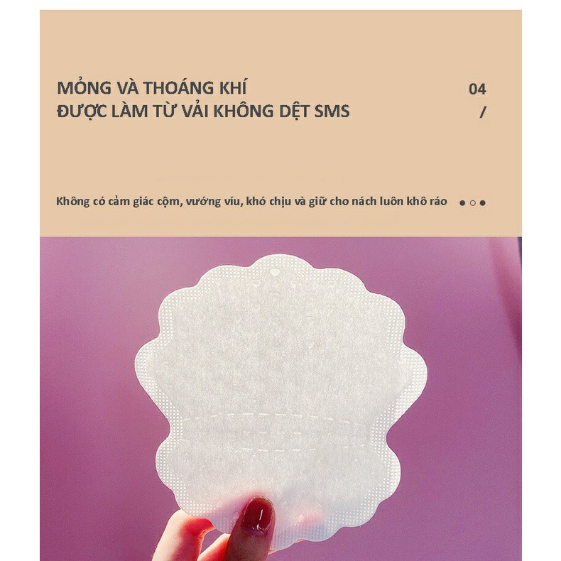 Hộp 40 Miếng Dán Thấm Mồ Hôi Nách P98 - Hạn Chế Mồ Hôi Nách  - Lucky