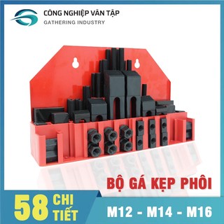 Bộ gá kẹp 58 chi tiết m12, m14, m16