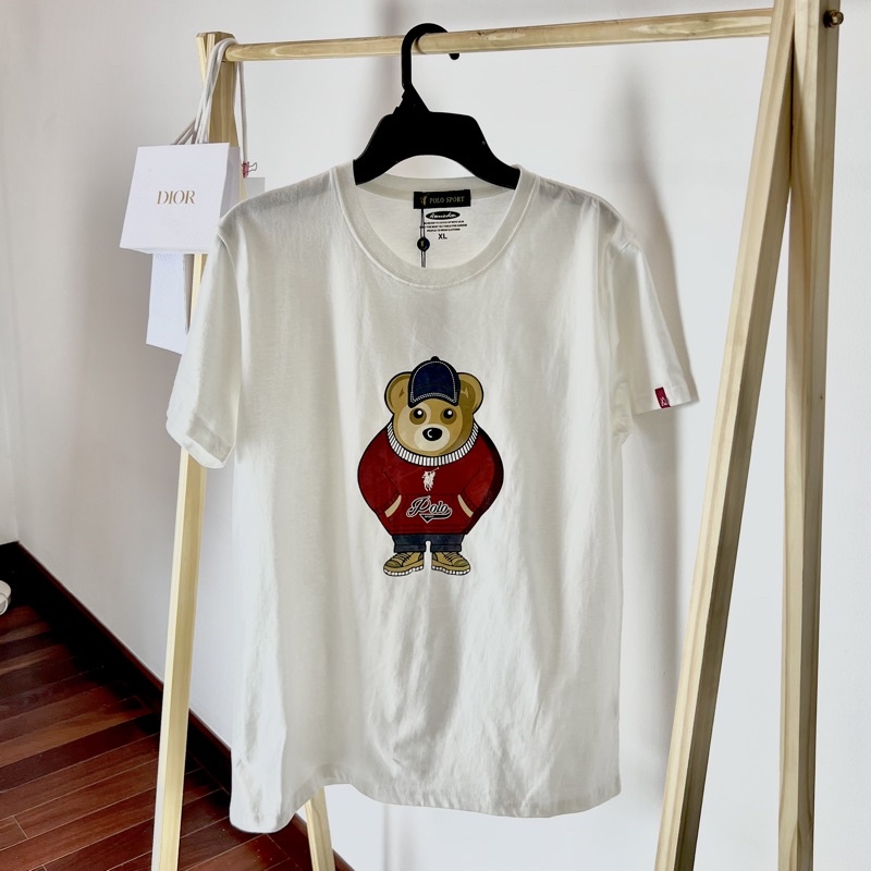 Áo thun POLO RALPH LAUREN gấu đen chuẩn AUTH S.A.L.E mạnh tay