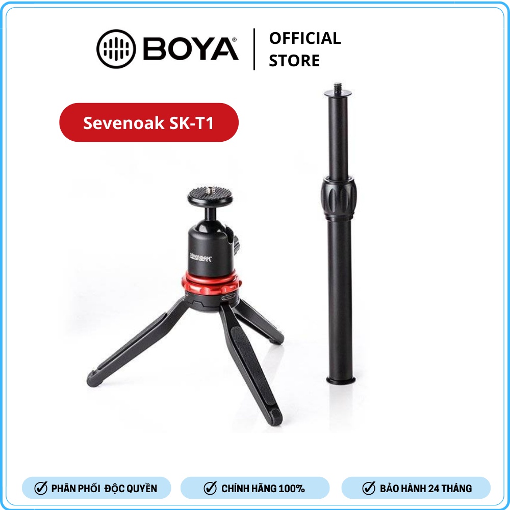 BOYA Sevenoak SK-T1 Durable Mini Tripod - Hàng Chính Hãng - Chân Tripod dành cho Máy ảnh