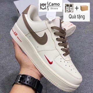 Giày nike_air force 1 nam nữ, giày af1 vệt nâu hàng đẹp full box đủ size 36-43. camostore