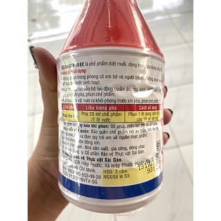 [CHÍNH HÃNG] chế phẩm diệt muỗi Secsaigon 10EC, Sec 10 chai 450ml