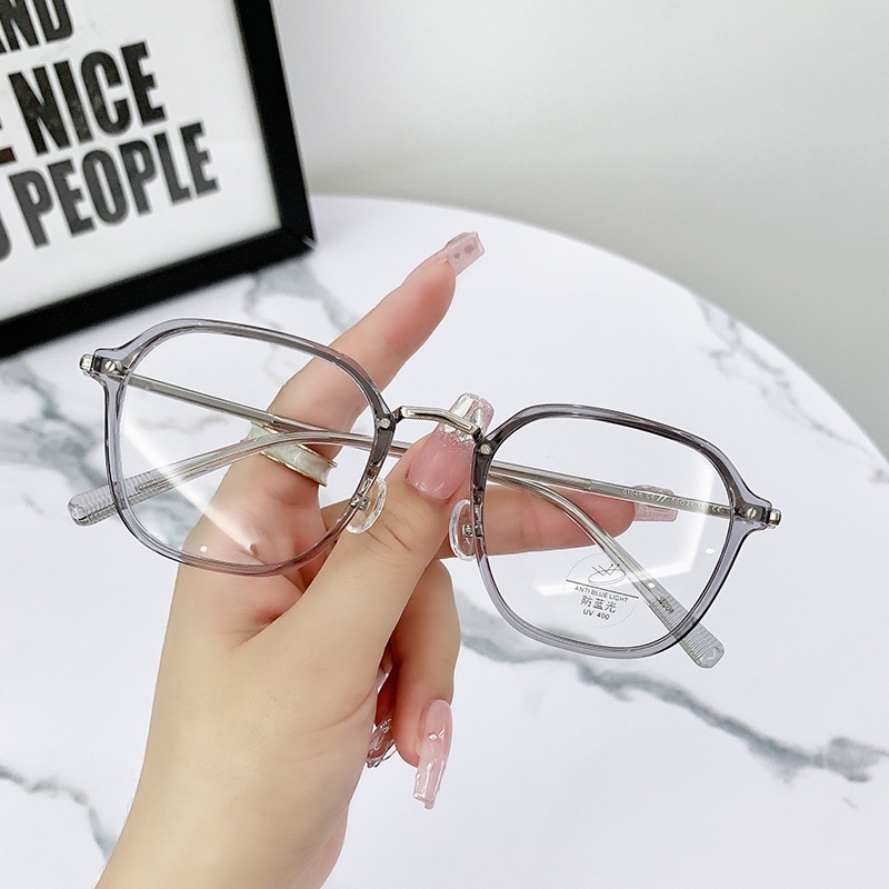 Mắt kính CHARMRAY TR90 chống ánh sáng xanh thiết kế đơn giản chất lượng cao nhiều tùy chọn màu sắc cho nam nữ