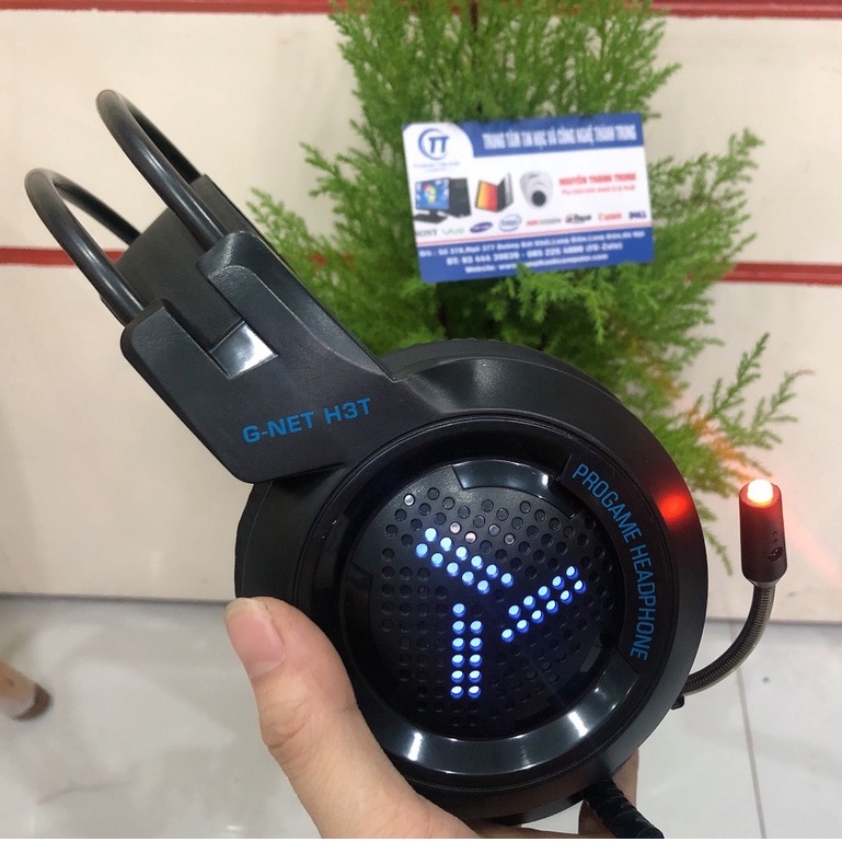 Tai nghe chuyên gaming GNET H3T có mic đèn led đổi màu