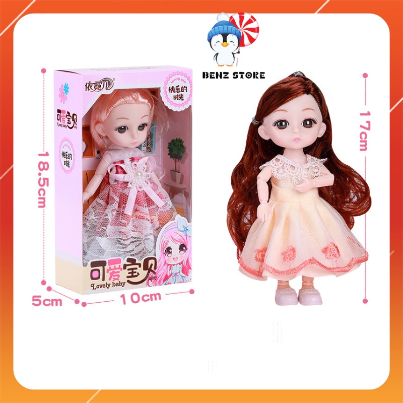 Búp bê barbie đồ chơi cho bé gái giá rẻ giúp bé thông minh rèn luyên tư duy giác quan BENZ STORE BB01