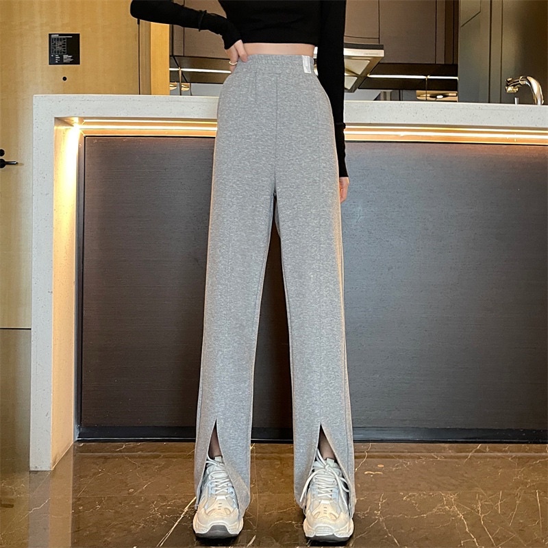 [HTSHOP]-Quần ống rộng thể thao nữ cạp cao hợp thời trang hàng QCCC