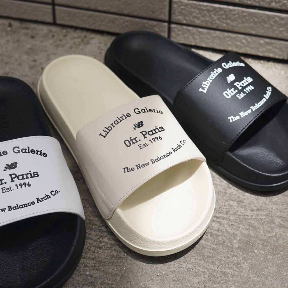 Dép quai nagng NEW BALANCE X PARIS, kiểu dáng đơn giản, mang êm chân, chất đế siêu nhẹ, hỗ trợ đổi size