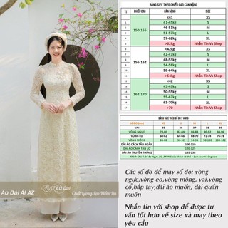 Áo Dài Cách Tân Nữ Ren Thừng Cao Cấp LD32
