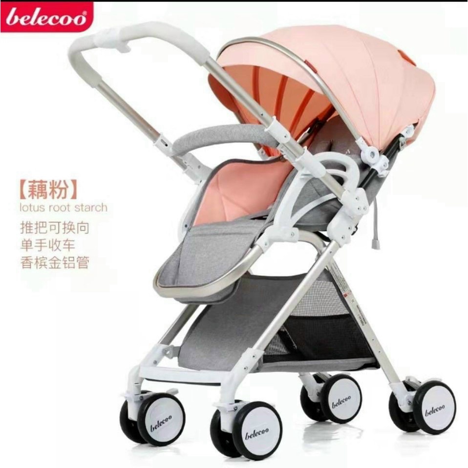 {Chỉ Giao Nhanh}Xe đẩy Beleco A8-1 chính hãng 2 chiều 3 tư thế cho bé mẫu mới nhất 2022