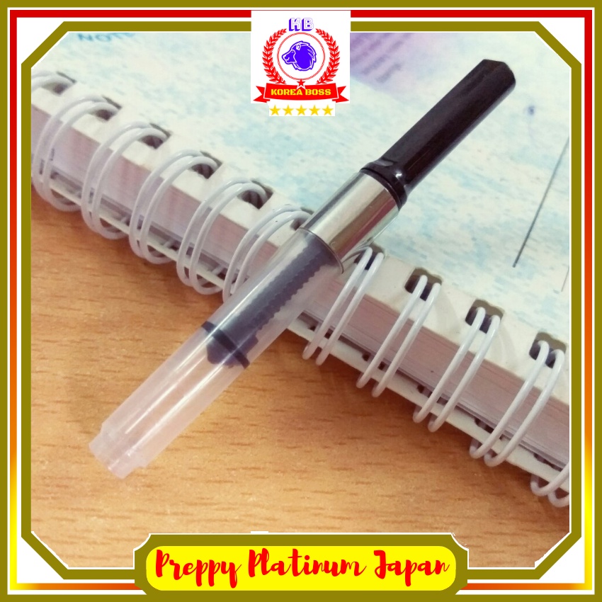 Bút Máy Preppy Nhật Bản, Ngòi F03 Tím - Bút Mực Học Sinh Siêu Trơn Siêu Bền