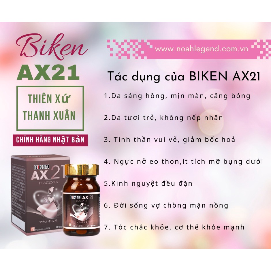 Viên Uống Nội Tiết Tố Biken AX 21 Chính Hãng