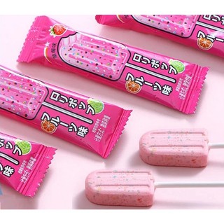 Kẹo mút sữa canxi nhân nổ 2in1 popping candy