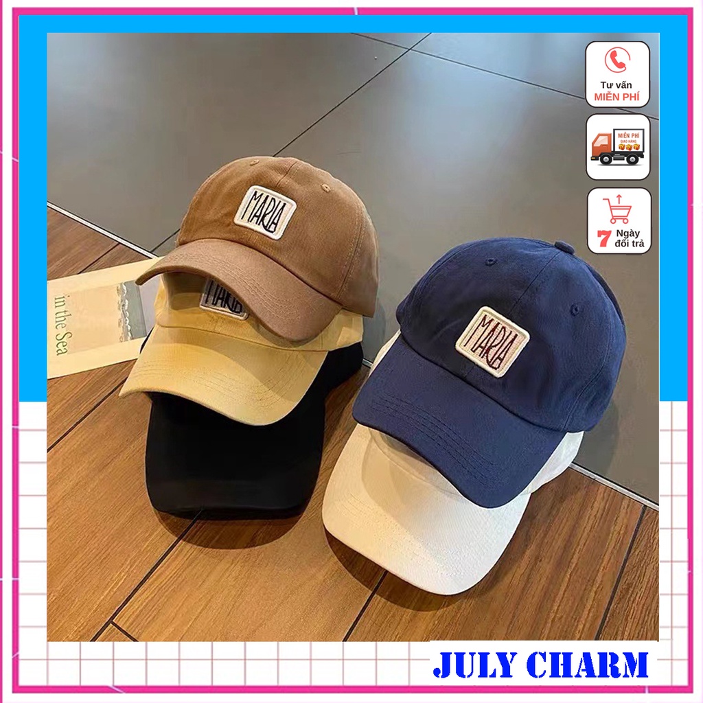 Mũ lưỡi trai Nhiều Mẫu thêu chữ thời trang nam nữ đẹp