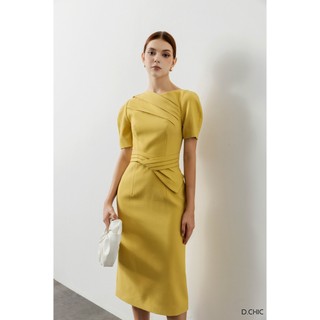 Váy bút chì xếp nơ eo D.CHIC MS: 2813215