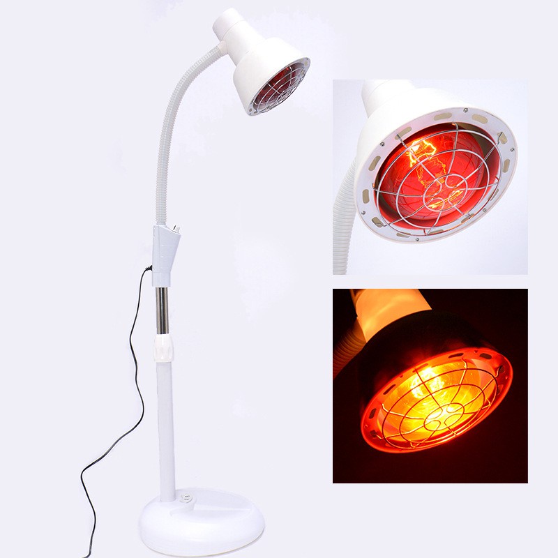 ĐÈN HỒNG NGOẠI ,đèn gù trị liệu giảm béo, khám bệnh và chiếu tia hồng ngoại chân cao 1.7m có điều chỉnh cường độ sáng 4.