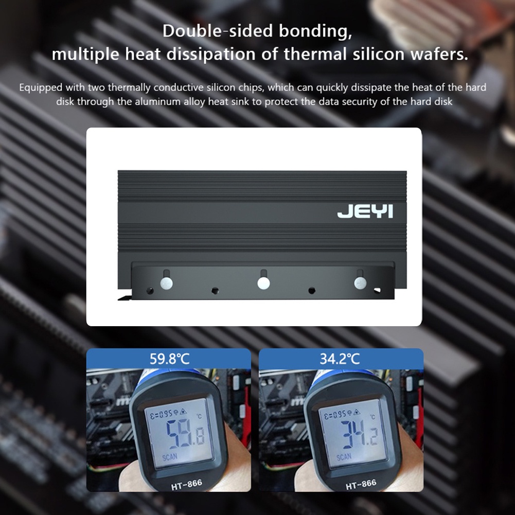 Tấm TảN NhiệT Nhanh H3C JEYI M.2 NVME NGFF SSD Cho MáY TíNh BảNg