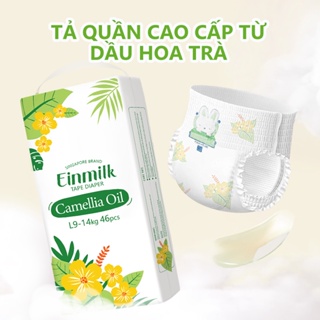 Einmilk.ân ninh Tã EINMILK Camellia cao cấp chiết xuất từ trà hoa dầu