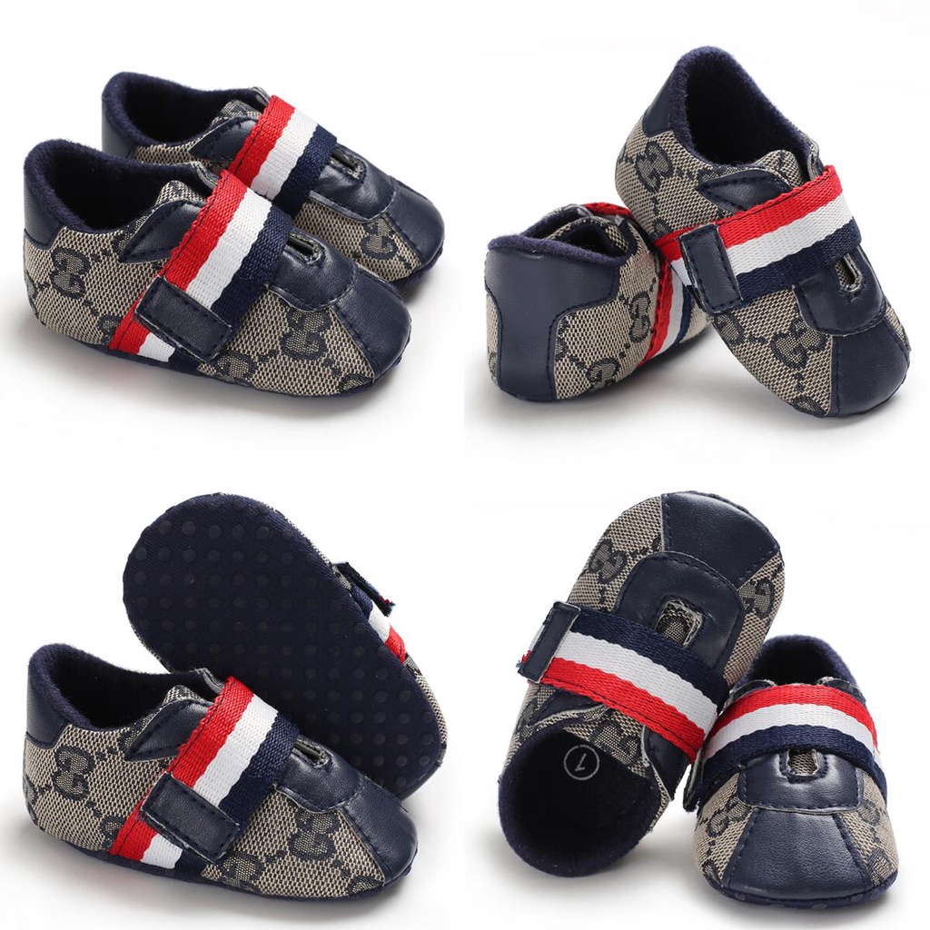 Giày Sneaker Da PU Đế Mềm Cho Bé Sơ Sinh