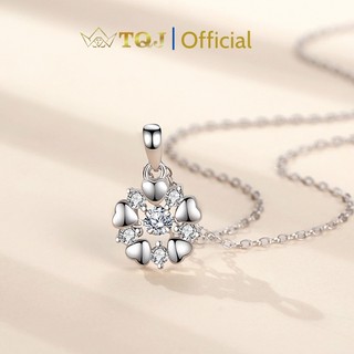 Dây chuyền bạc tqj- d583, dây chuyền bạc 925, vòng cổ nữ, vòng vổ bạc 925 thời trang, dây chuyền kết nối trái tim