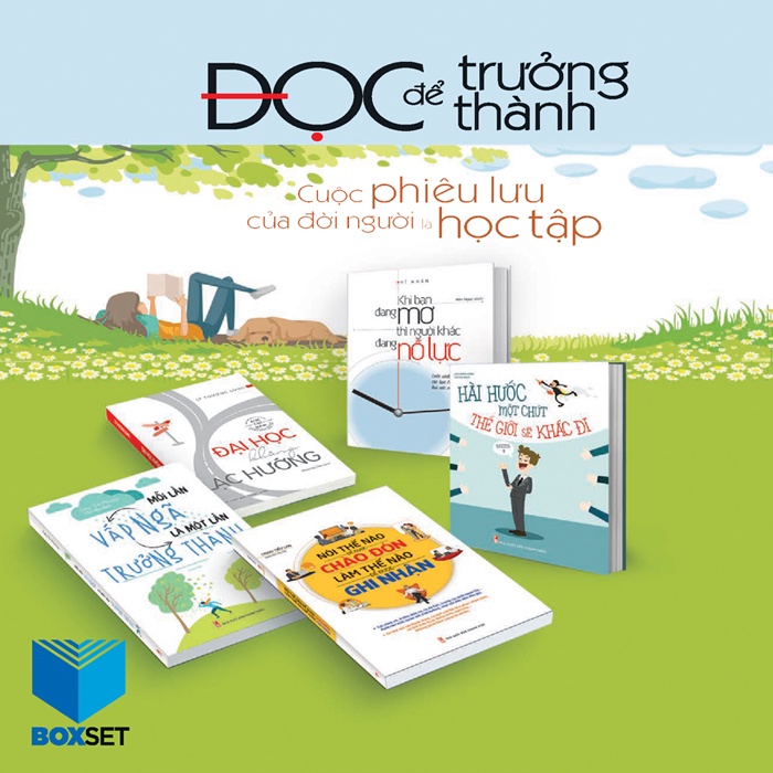 Combo 5 cuốn sách Đọc Để Trưởng Thành 1 - Tuyển Chọn Những Cuốn Sách Hay Dành Cho Bạn Trẻ(ML)