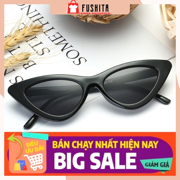 Kính mát mắt mèo nữ chống tia uv400 thời trang phong cách Châu Âu