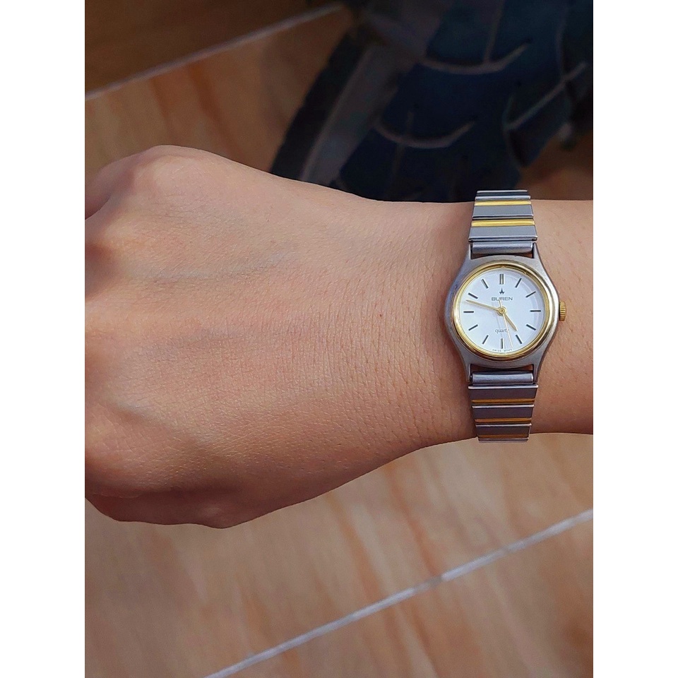 Đồng hồ Thuỵ Sĩ nữ Buren chạy pin hàng Si