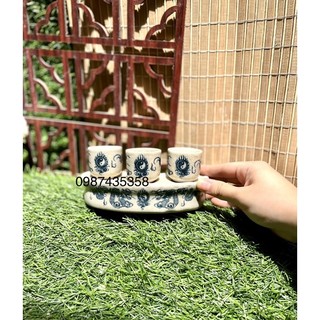 Kỉ chén cúng men rạn rồng (phụ kiện đồ thờ)