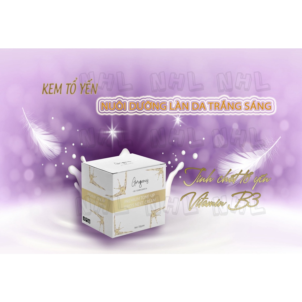 [Chính Hãng] Kem face Kim Cương Tổ Yến Múi Xù GORGEOUS