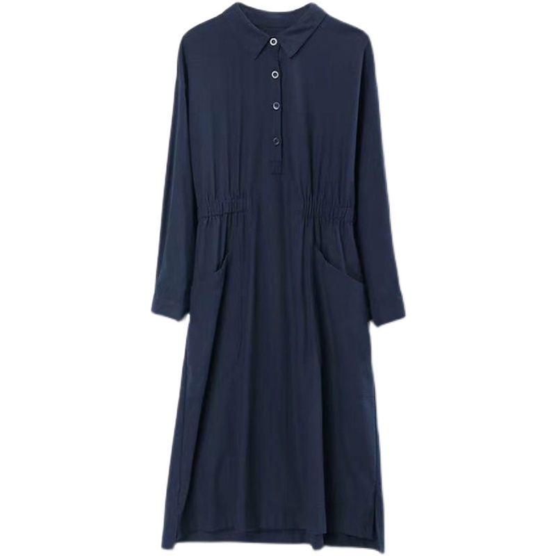 NRVP Đầm Dài Tay Dáng Rộng In Họa Tiết Xinh Xắn Theo Phong Cách Hàn Quốc Dành Cho Nữ