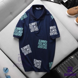 Áo thun nam cổ polo, áo thun có cổ size lớn, áo xẻ tà nam cộc tay RIOOSHOP