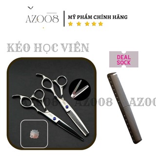Kéo cắt tóc Loại tốt (Tay xanh) - 1 cái AZ008