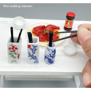 Ống Đũa Gốm Sứ Mini / Mini cooking vietna
