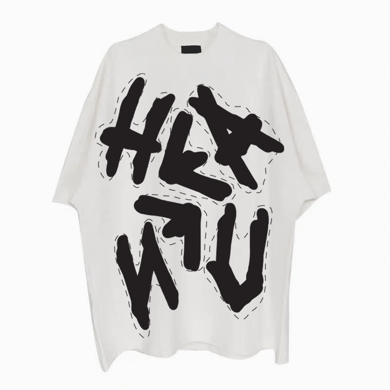 Áo thun HEAVEN WB STITCH, vải thun 100% cotton 2 chiều dày 250g