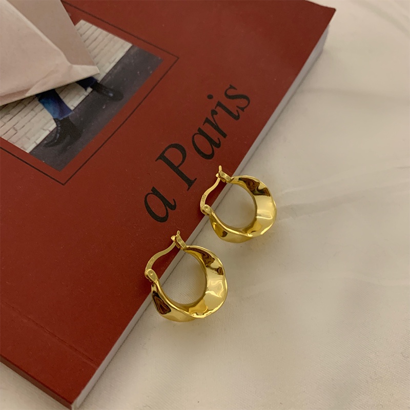 Bông tai nữ Eleanor Accessories vòng tròn phụ kiện trang sức vintage cá tính hợp thời trang