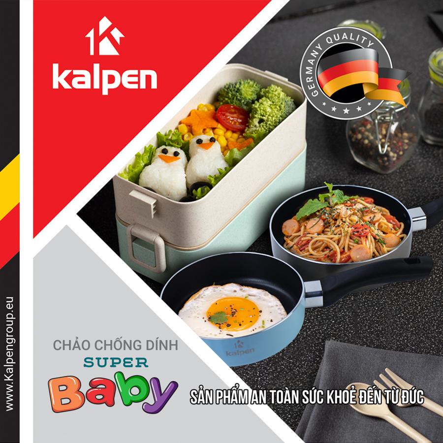 Chảo chống dính thẳng thành Kalpen Super Baby Chính hãng