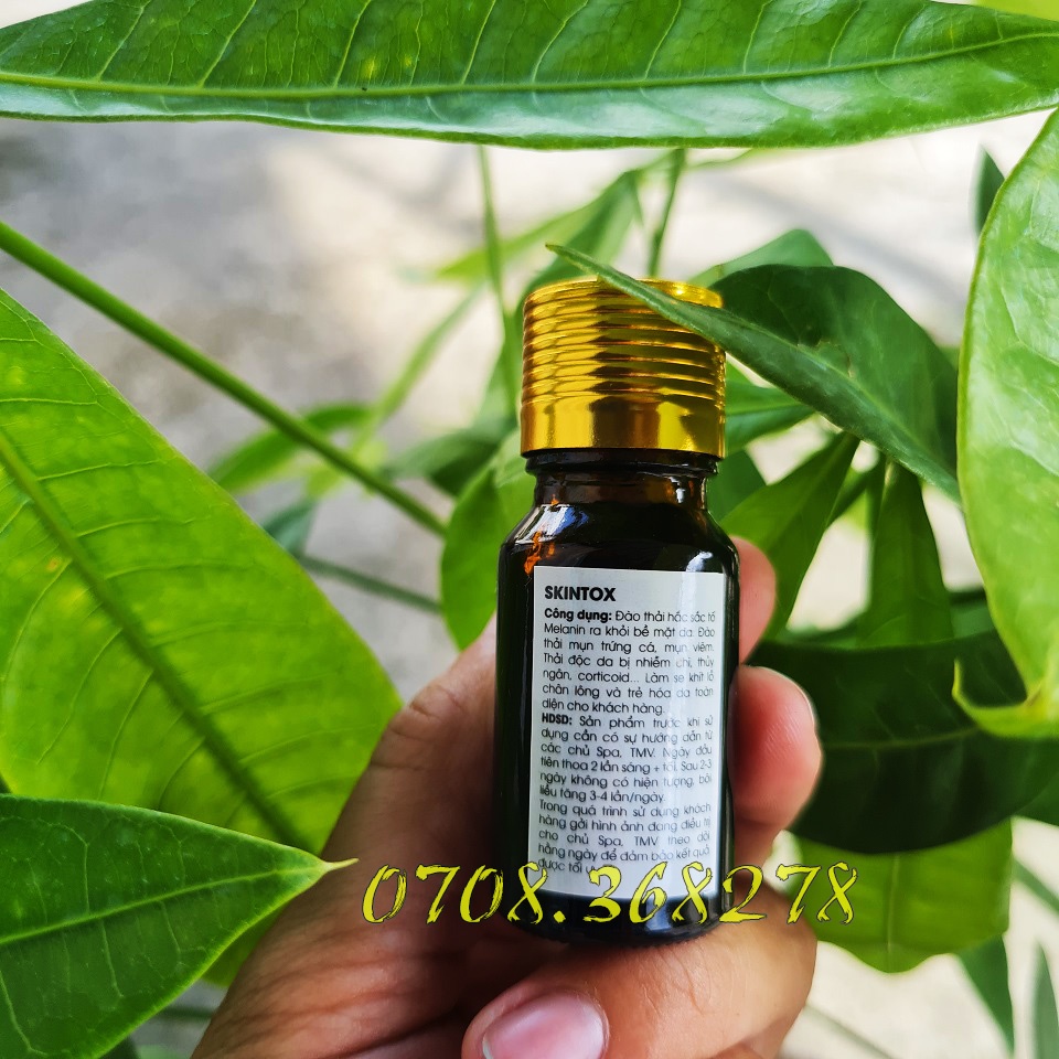 Serum đào thải nám tàn nhang mụn Skintox Dimanlaier Hồng Kông