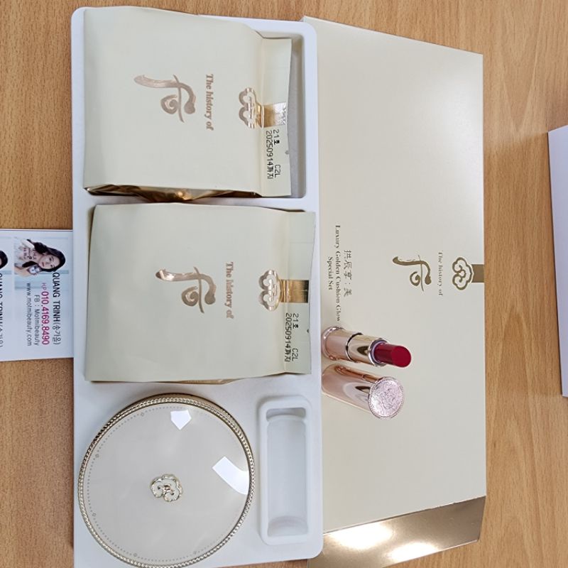 PHẤN NƯỚC WHOO LUXURY GOLDEN CUSHION GLOW SPF 50/+++