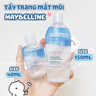 Tẩy trang mắt môi Maybelline Lip & Eye Make Up Remover