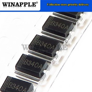 50 đi ốt b340a-e3-61t b340a-e3 / 61t schottky 3a 40v sma do-214ac