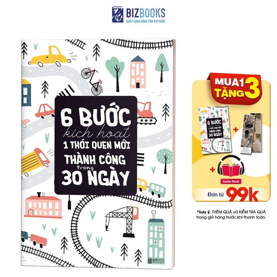 Sổ Tay 6 bước kích hoạt 1 thói quen mới thành công trong 30 ngày