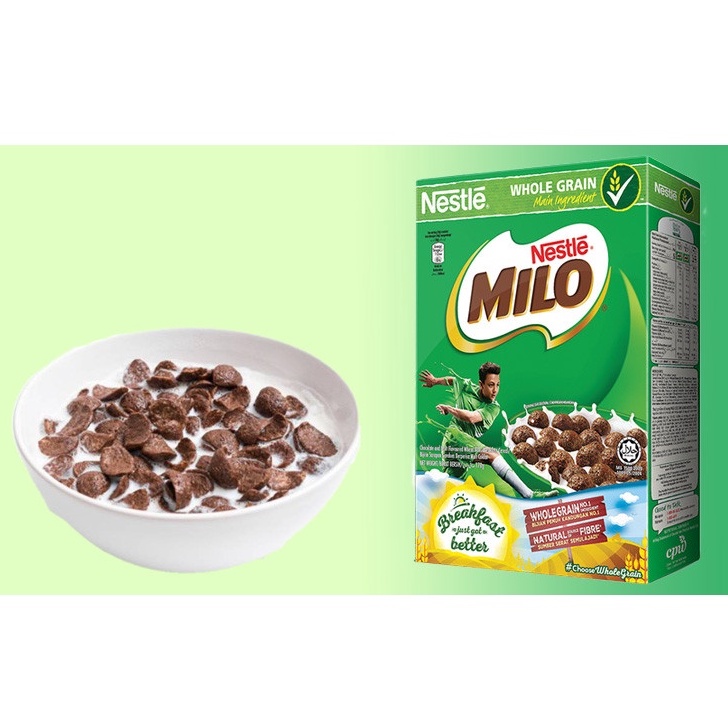 Bánh ngũ cốc ăn sáng Nestlé Milo hộp 170g và 330g