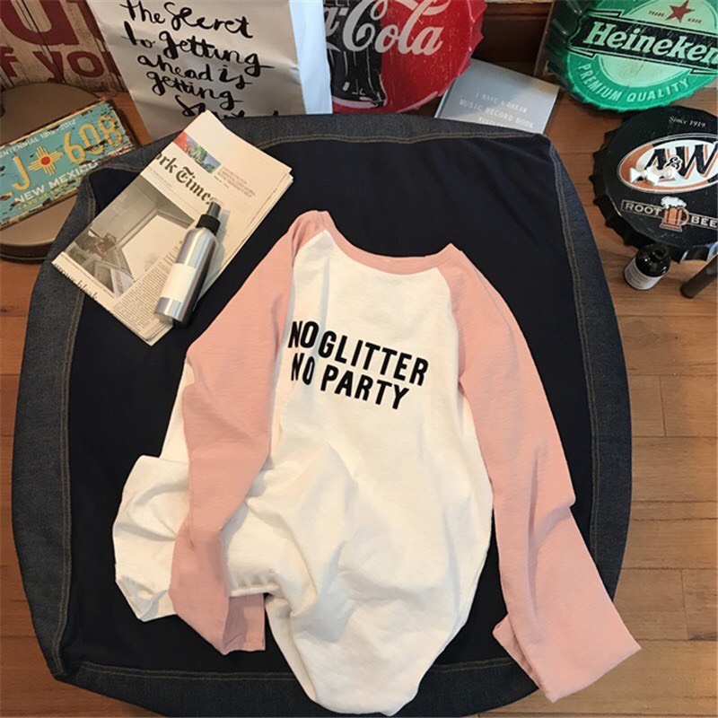 Áo Thun tay dài phối màu No Patty, Áo thun Unisex from rộng, chất áo dày, thiết kế phong cách thời trang cá tính - MODY