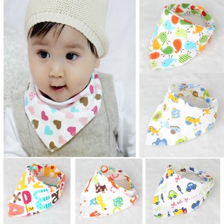 Khăn yếm bấm tam giác, khăn yếm cotton cao cấp cho bé yêu