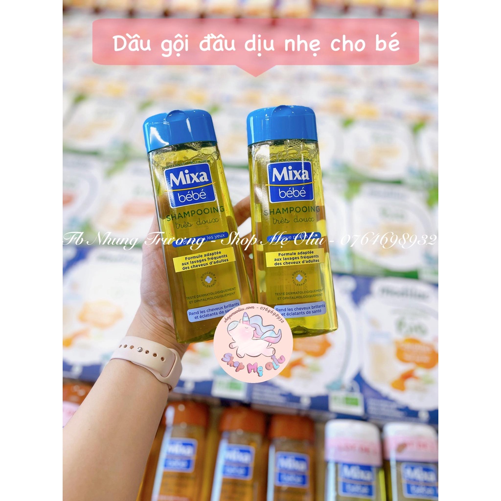 Dầu gội MIXA BÉBÉ cho tóc mềm mượt cho bé 250ml - 300ml
